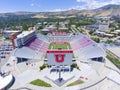 Rice Eccles Stadium aerial view Salt Lake City, Utah, USA Royalty Free Stock Photo